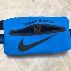 nike belt bag white